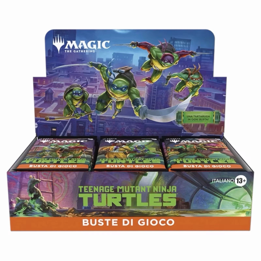 MAGIC THE GATHERING BOX PLAY BOOSTER - TEENAGE MUTANT NINJA TURTLES (30 BUSTE) - ITA 