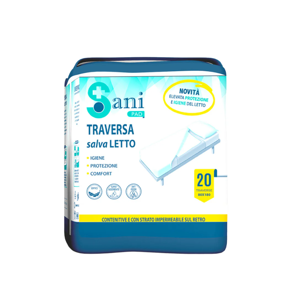 SANI PAD - TRAVERSA MONOUSO SALVA LETTO - 60X90 - 20PZ