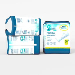 SANI PAD - TRAVERSA MONOUSO SALVA LETTO - 60X90 - 20PZ
