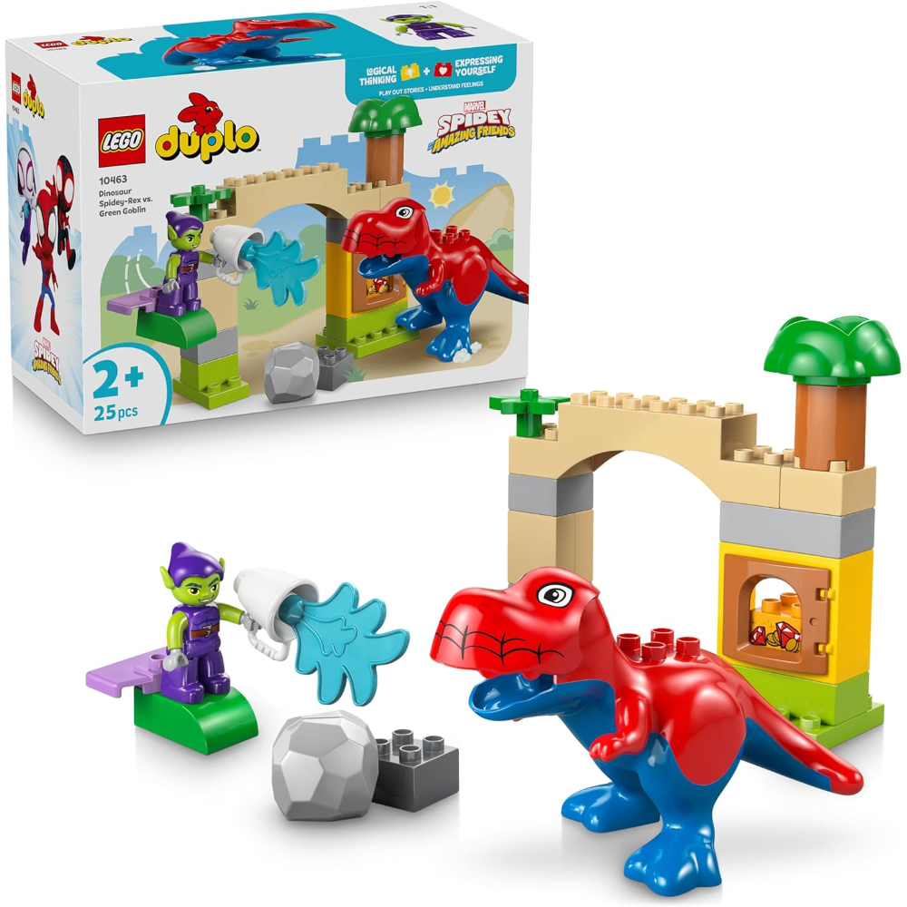 LEGO DUPLO SPYDEY - Dinosauro Spidey-Rex vs. Goblin 10463