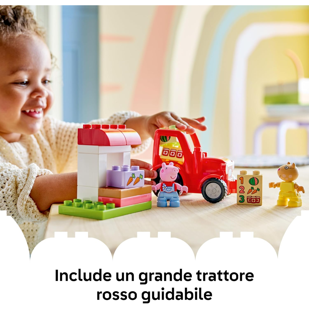 LEGO DUPLO - PEPPA PIG  Trattore e mercato 10468