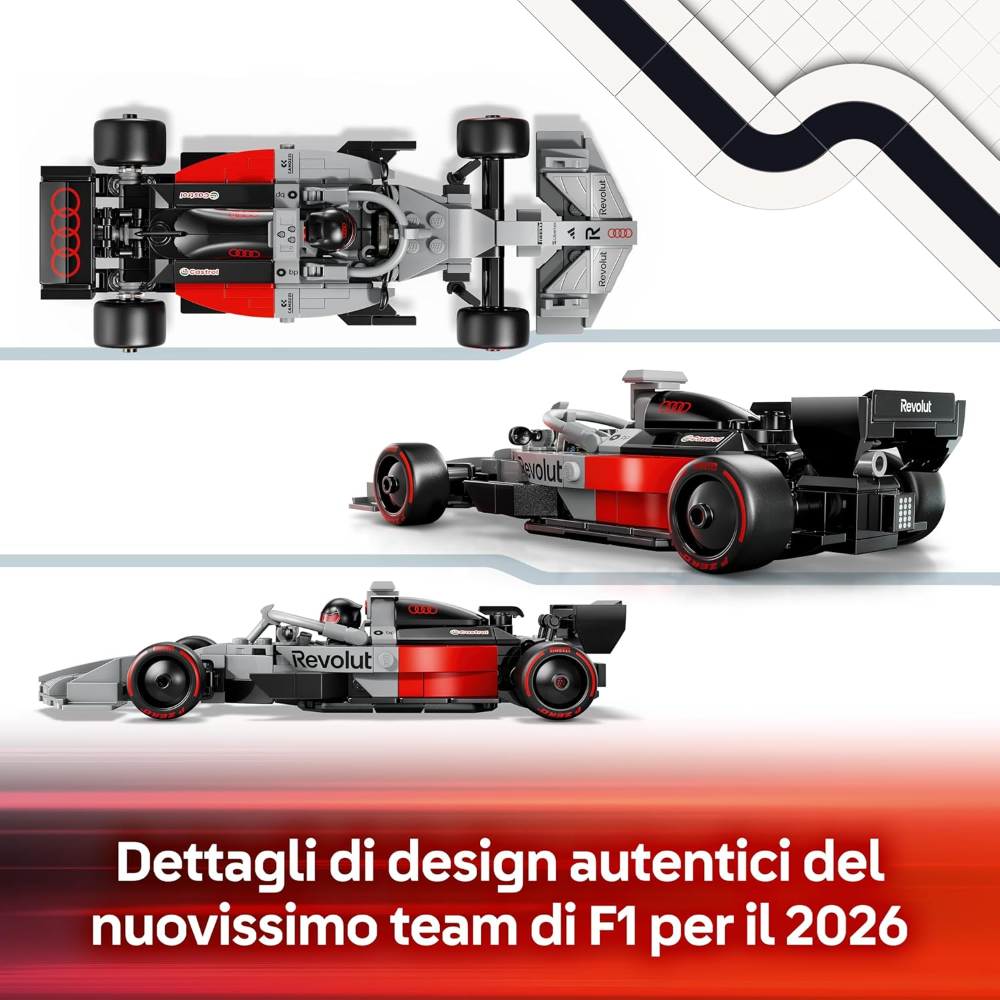 LEGO SPEED CHAMPIONS - Auto da corsa Audi Revolut F1® Team R2677259 