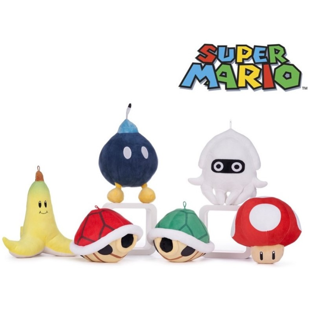 Mario Bross Peluche Mario Kart Mix 6 assortitis 30cm