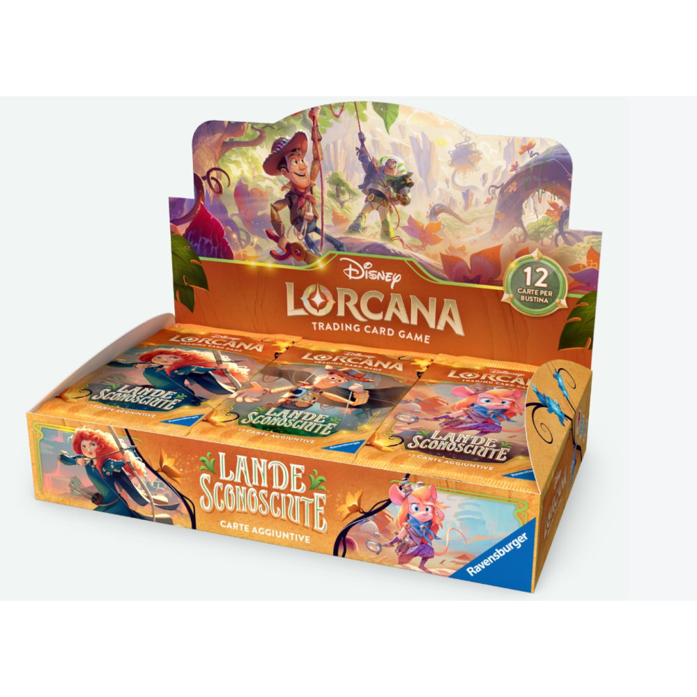 PREORDINE LORCANA - BOX 24 BUSTE S12 - Lande Sconosciute Booster Pack Display ITA 15/05/2026 (SCAD.20/03/2026)