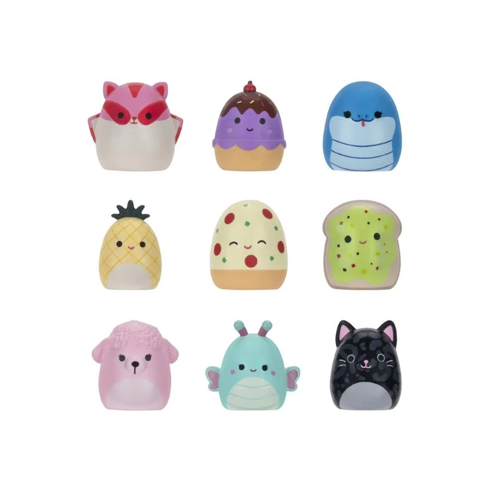 Rei Toys Squish a longs porta-charms con 3 personaggi inclusi in CDU (Assortimento) 2 SQAL0900