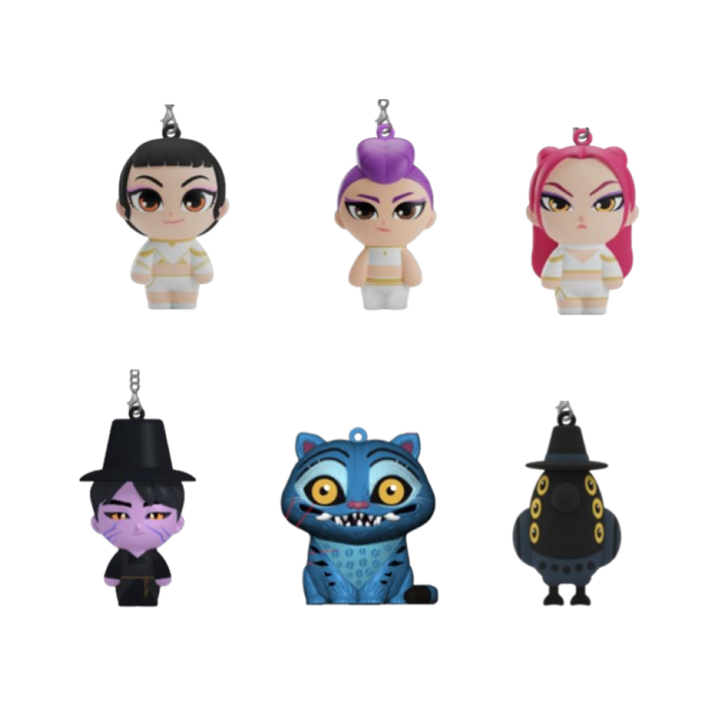 PREORDINE YuMe Blind Box - Keychains - KPop Demon Hunters Series 1 - PDQ (12 Units) 17890 *LUGLIO