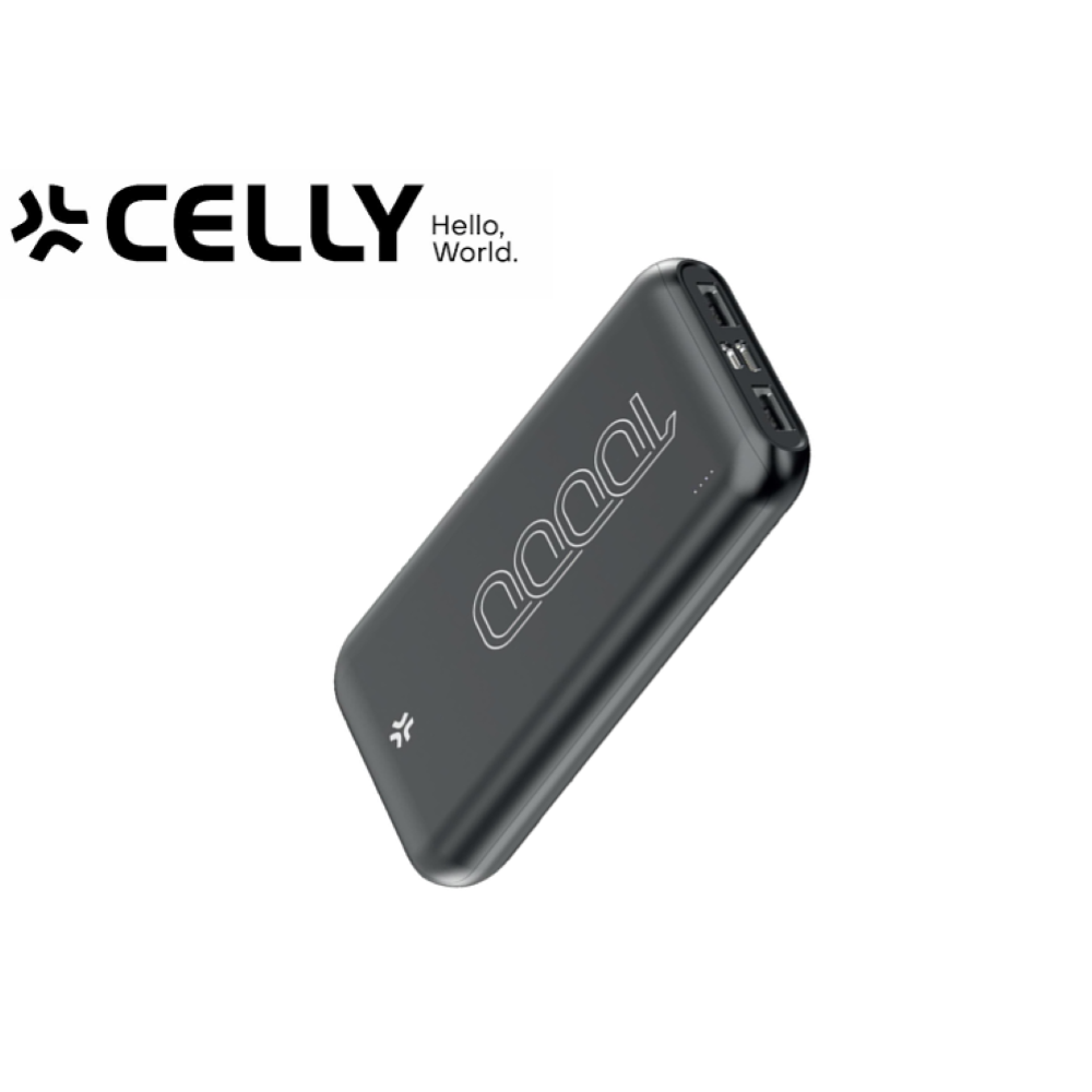 CELLY 10W POWERBANK ENERGY 10000 MAH USB-C PBE10000CBK