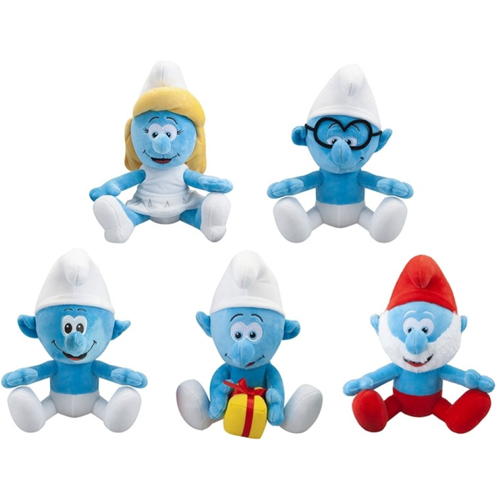 Puffi Peluche Mix Regalo 5 assortiti 23cm