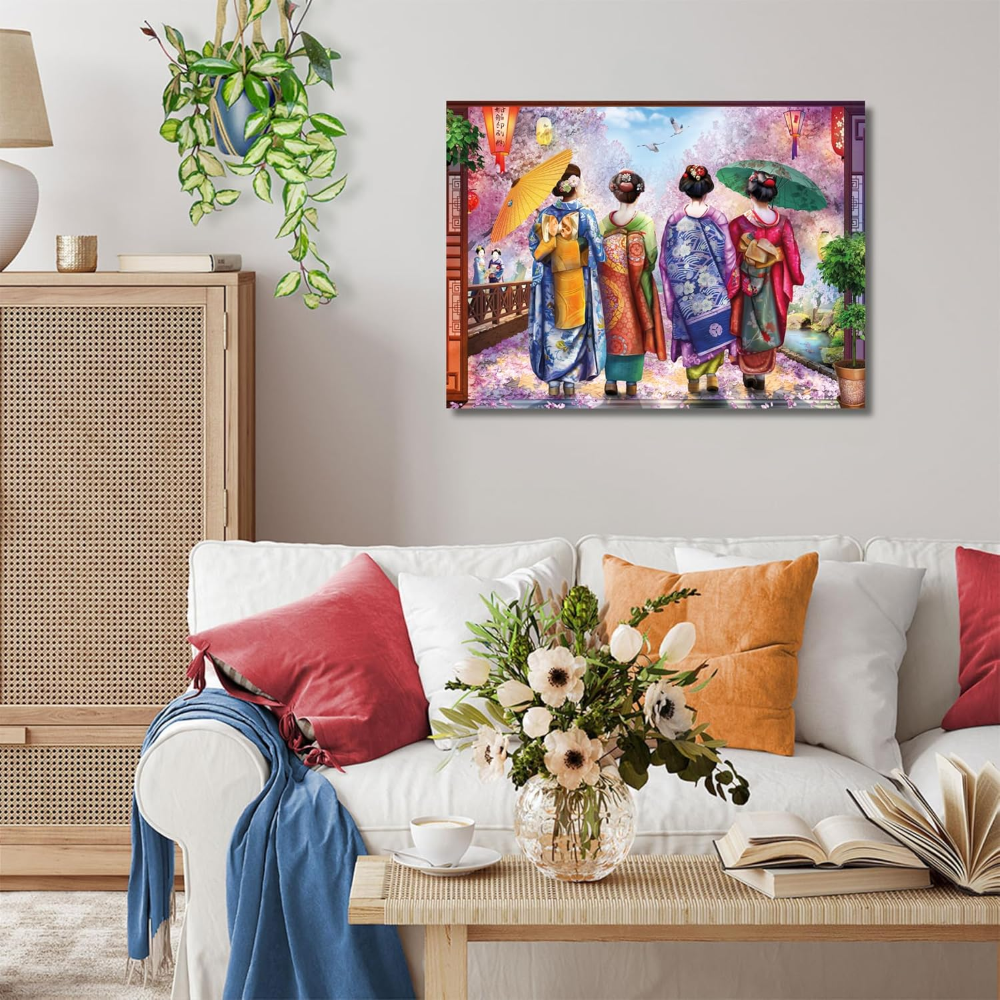 Ravensburger Puzzle 500 PC - Passeggiata in fiore 