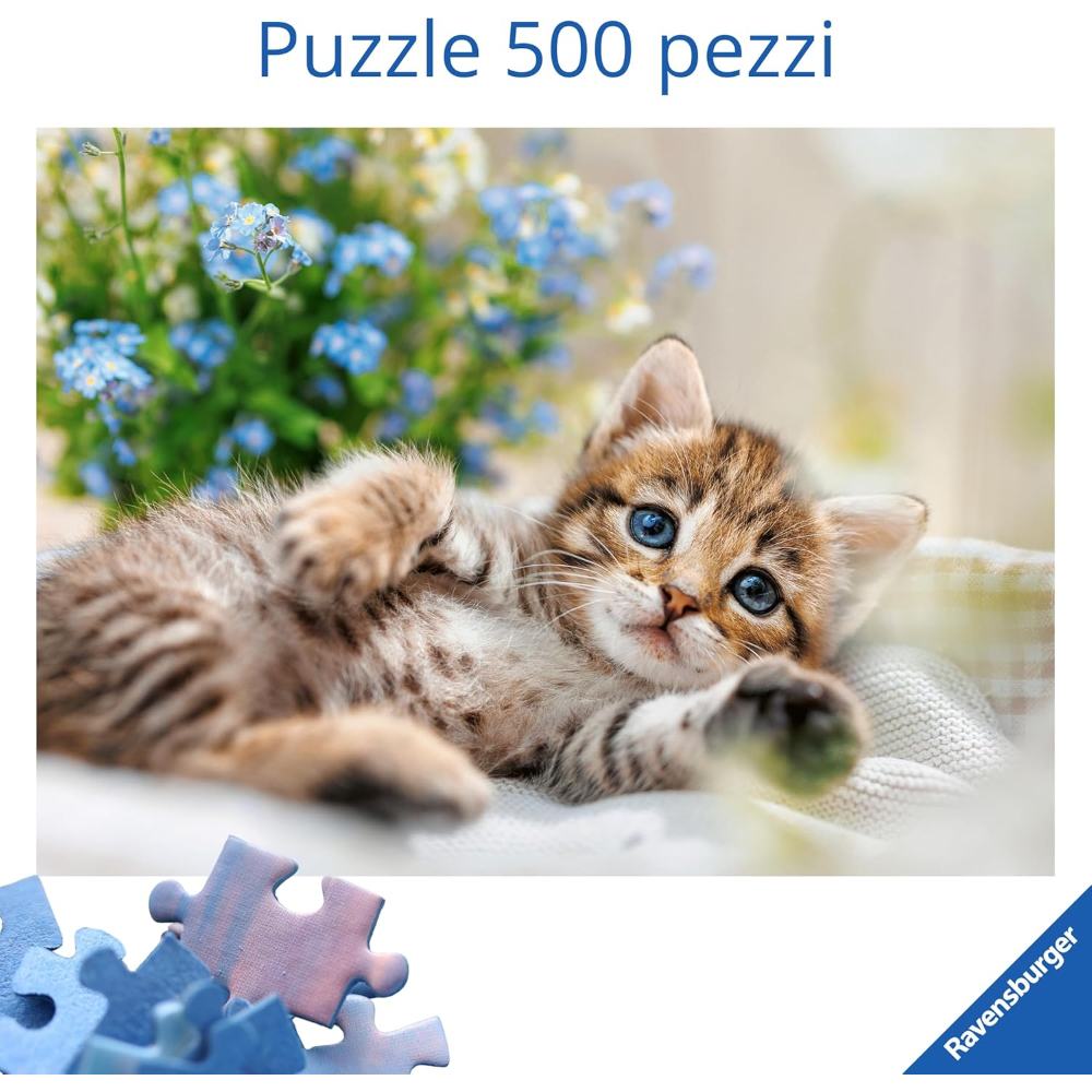 Ravensburger Puzzle 500 PC - Puppies Collection: dolce gattino