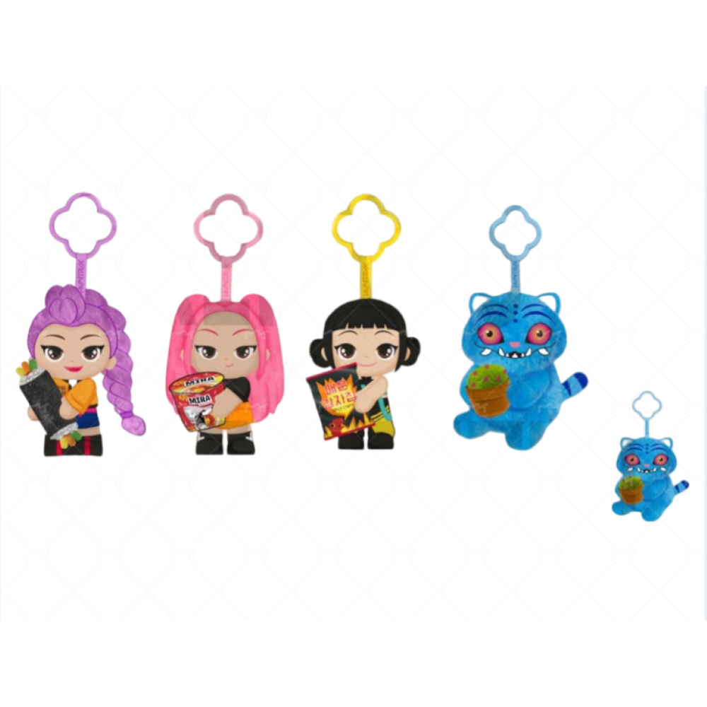 Rei Toys KPOP Demon Hunter  Peluche con Clip Deluxe con accessorio 8 cm Assortimento  KPOP0200  *LUGLIO