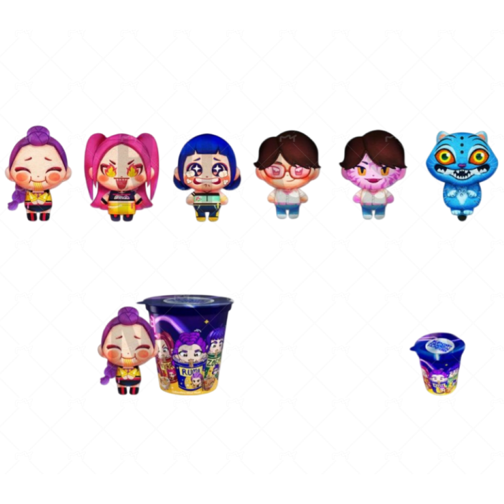 Rei Toys KPOP Demon Hunter  Personaggi a sorpresa in Tazza Ramen 8 cm Assortimento KPOP0600 *LUGLIO