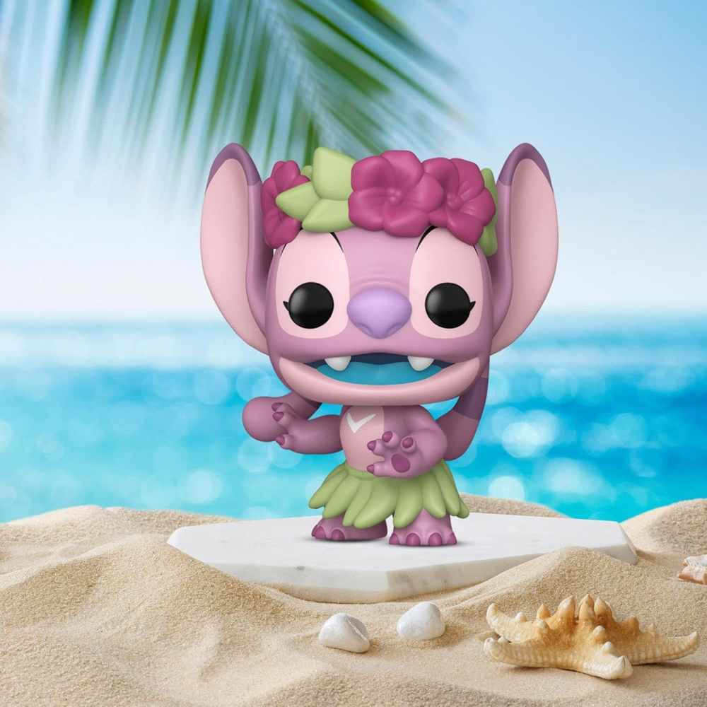 FUNKO POP DISNEY: STITCH COSTUME - VINYL FIGURE 1568 LUAU ANGEL 9CM
