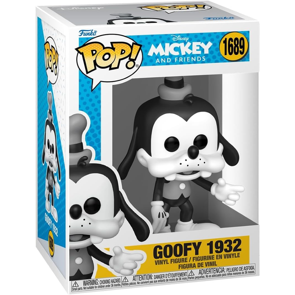 FUNKO POP GOOFY THROUGH THE AGES - VINYL FIGURE 1689 GOOFY 1932 9CM 