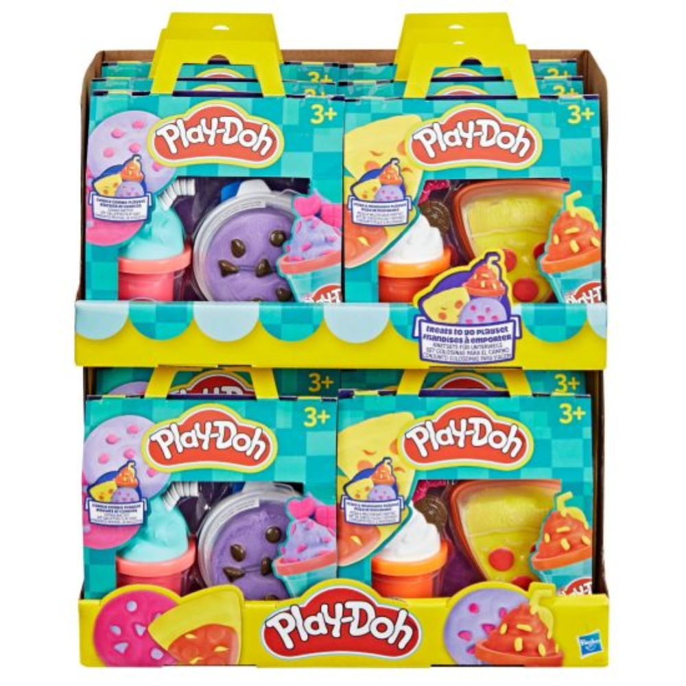 HASBRO - PLAY-DOH - DOLCI DA ASPORTO AST. CON DISPLAY DA BANCO G23035L4