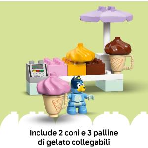 LEGO DUPLO BLUEY - Visita alla gelateria di Bluey 10458