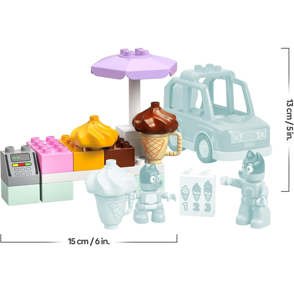 LEGO DUPLO BLUEY - Visita alla gelateria di Bluey 10458
