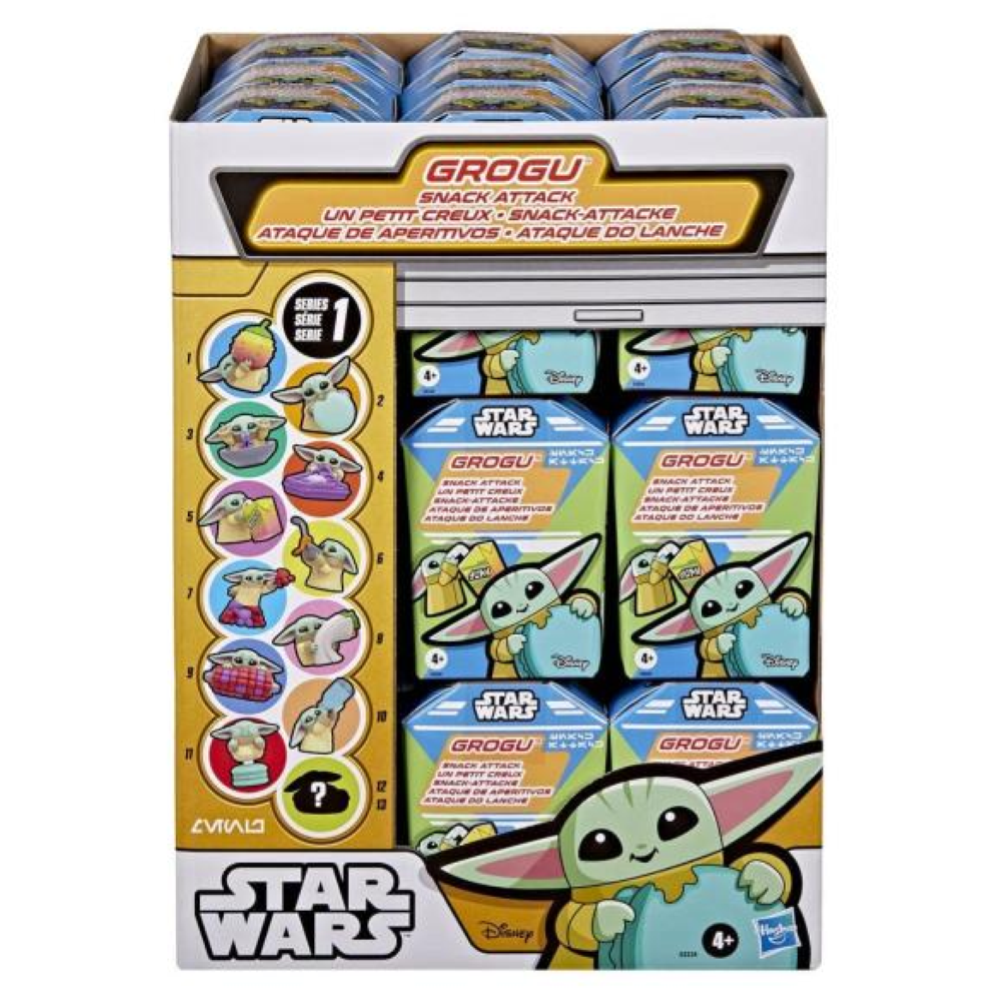HASBRO -  Star Wars The Mandalorian E Grogu Snackin Collectible Display (24) G33245L4 