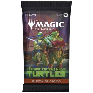 MAGIC THE GATHERING BOX PLAY BOOSTER - TEENAGE MUTANT NINJA TURTLES (30 BUSTE) 14 CARTE - ITA 