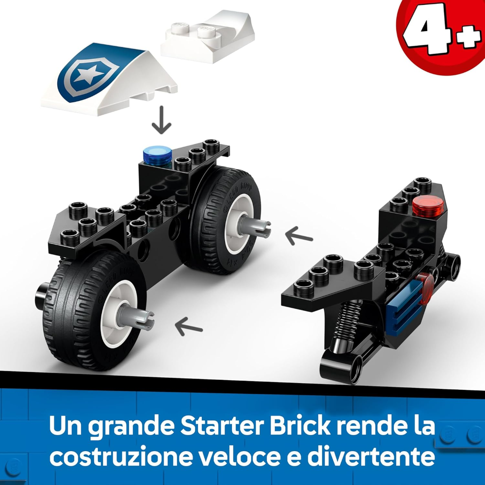 LEGO CITY - Inseguimento della Moto della Polizia 60455 