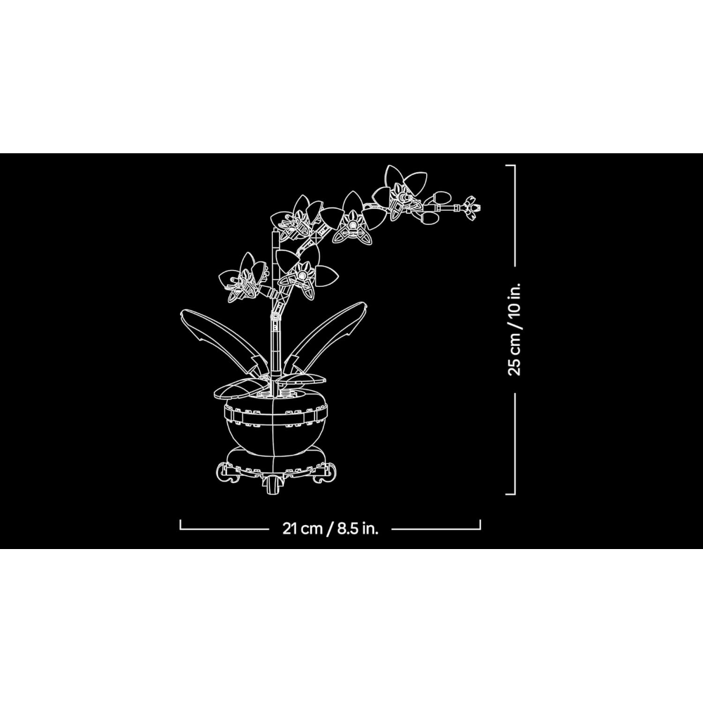 LEGO BOTANICALS - Mini-orchidea 10343 