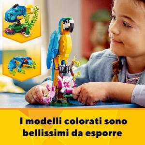 LEGO CREATOR - Pappagallo esotico 3 IN 1 31136 