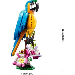 LEGO CREATOR - Pappagallo esotico 3 IN 1 31136 