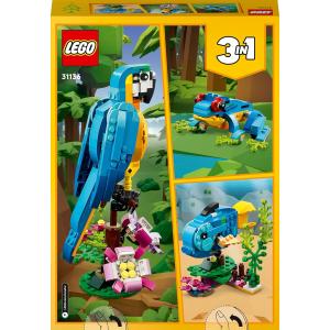 LEGO CREATOR - Pappagallo esotico 3 IN 1 31136 