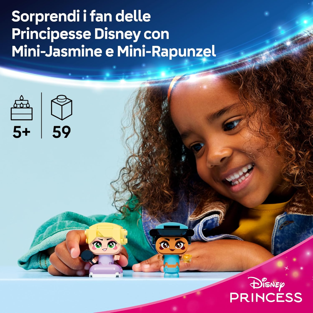 LEGO DISNEY PRINCESS - Mini-Jasmine e Mini-Rapunzel 43303 
