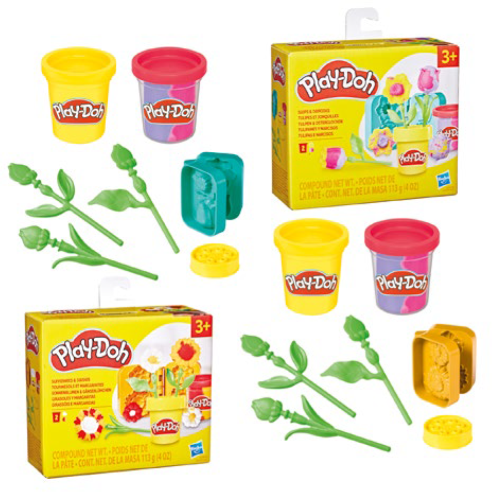 HASBRO - Play-Doh Piccoli Fiori Girasoli e Margherite ASSORTITO G24765L0