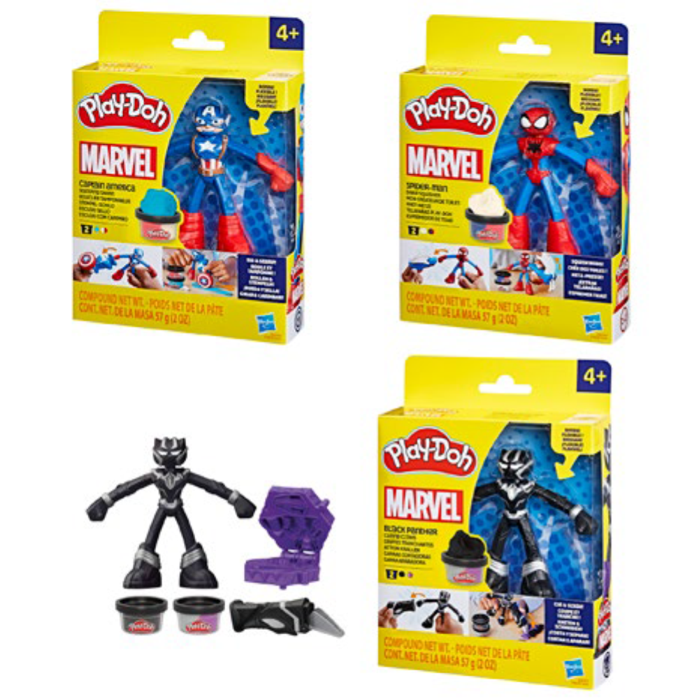 HASBRO - Play-Doh Marvel Personaggi Assortiti F98295L0