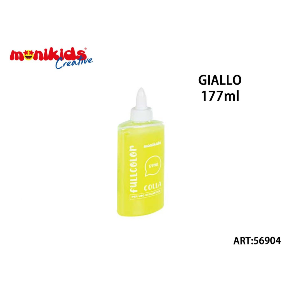 MONIKIDS CREATIVE - COLLA FULL COLOR GIALLO 177ml 
