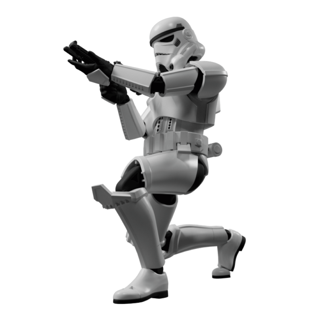 Blokees - Star Wars - Champion Class 02 - 75802 Stormtrooper - Evergreen Movie Model Kits *GIUGNO 