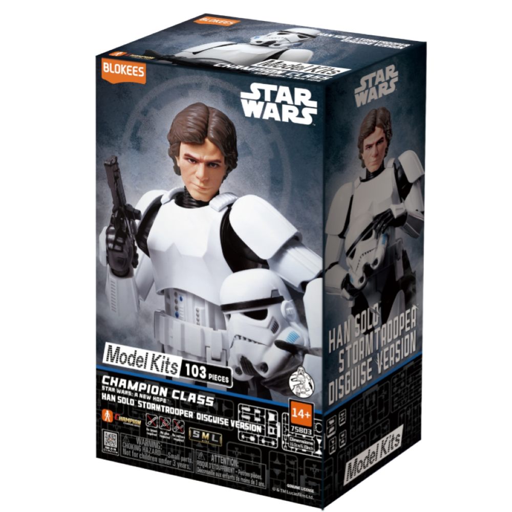 Blokees - Star Wars - Champion Class 03 - 75803 Han Solo - EP: IV A New Hope - Disguise Version Model Kits *GIUGNO 