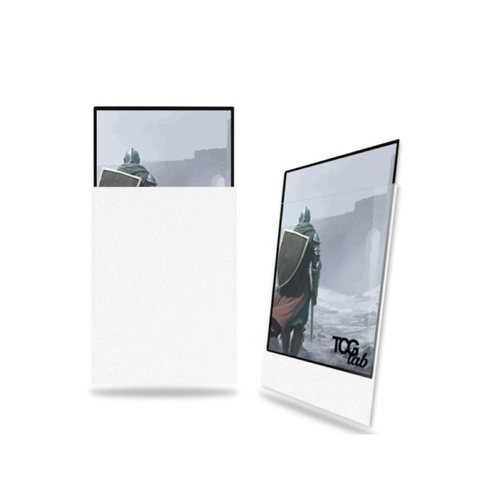 TCG LAB 100 Bustine Protettive Standard - Matte Ultra Clear - Bianco