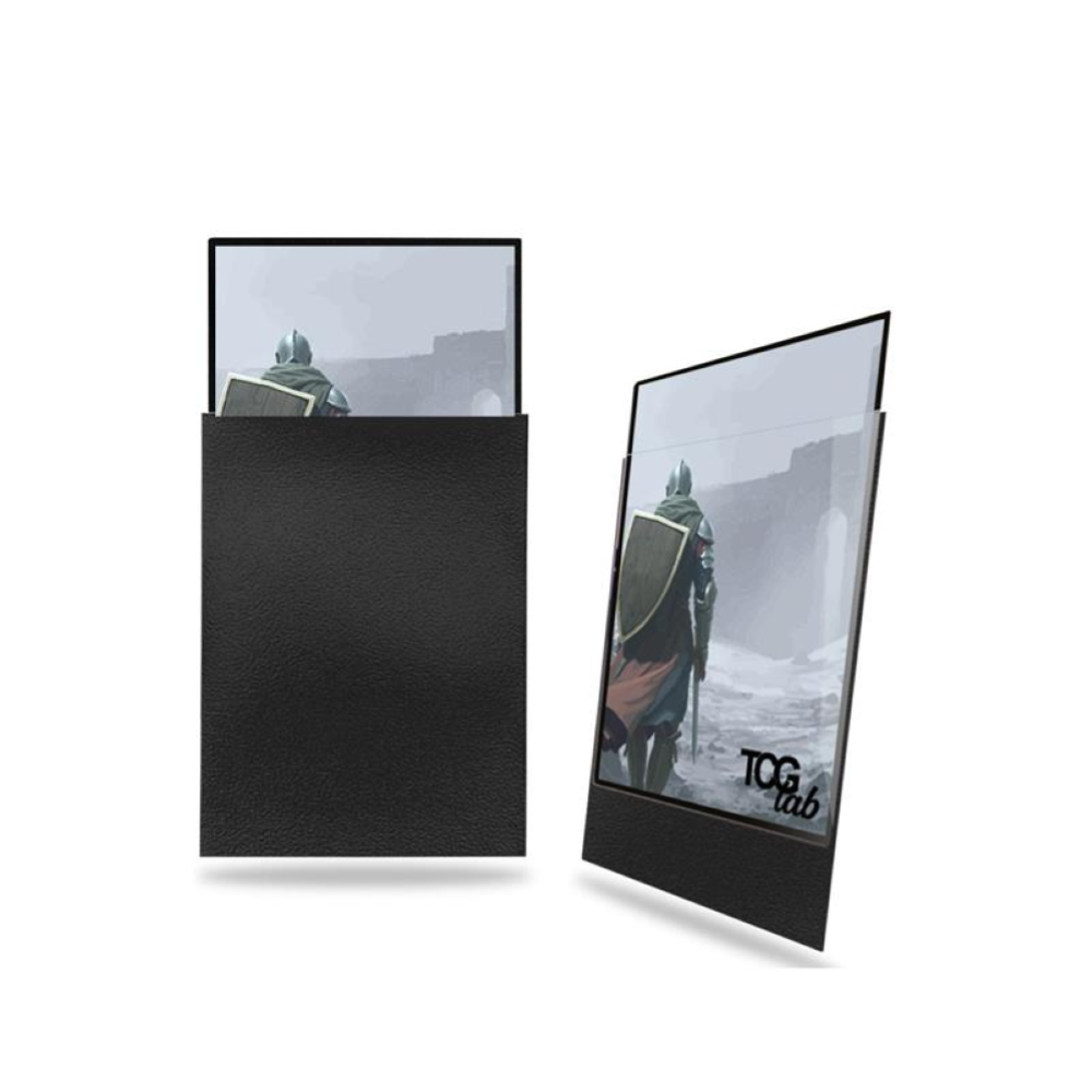 TCG LAB 100 Bustine Protettive Standard - Matte Ultra Clear - Nero