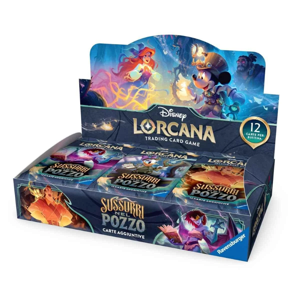 LORCANA - BOX 24 BUSTE S10 - SUSSURRI NEL POZZO Booster Pack Display ITA 14/11/2025
