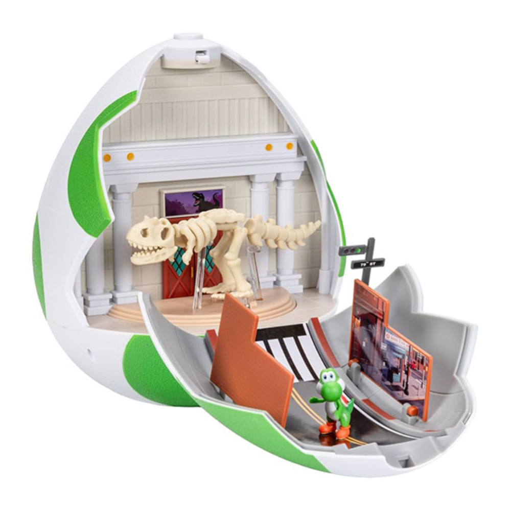 Jakks - Super Mario Galaxy Yoshi Basic Playset Uovo 432244 25CM