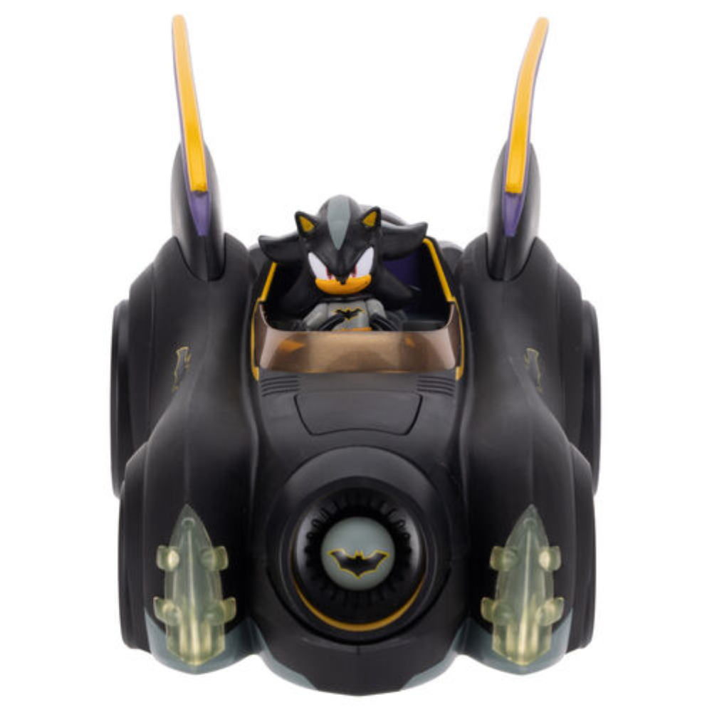Jakks - DC X Sonic Shadow personaggio 13cm con Batmobile 429114
