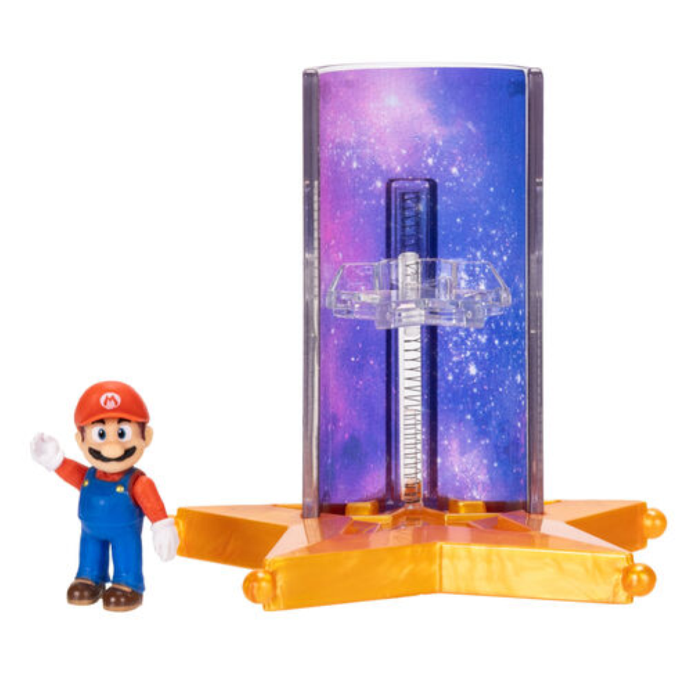 Jakks - Super Mario Galaxy Assortimento di Mini Figures con Accessorio Feature  43222GM