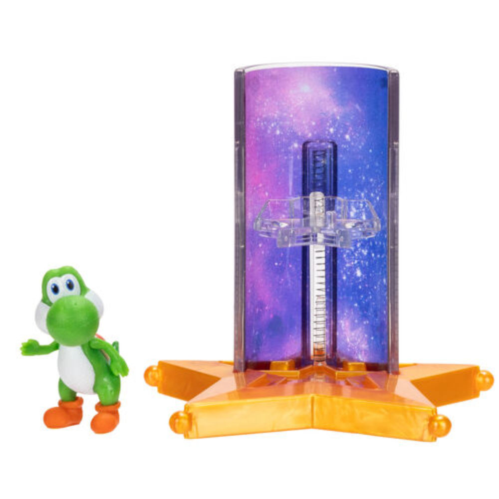 Jakks - Super Mario Galaxy Assortimento di Mini Figures con Accessorio Feature  43222GM