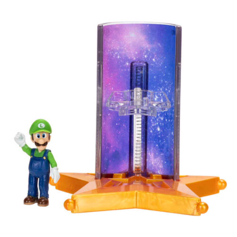 Jakks - Super Mario Galaxy Assortimento di Mini Figures con Accessorio Feature  43222GM