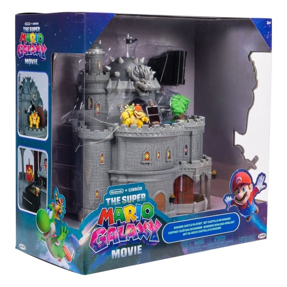 Jakks - Super Mario Galaxy Bowser Deluxe Playset Castello 43225M  30CM