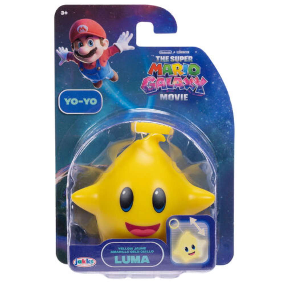 Jakks - Super Mario Galaxy Assortimento di Lumas Yo-Yo 432314 