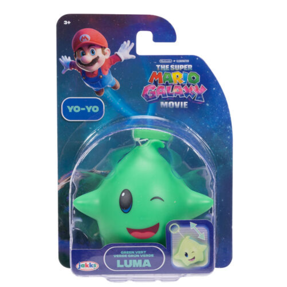 Jakks - Super Mario Galaxy Assortimento di Lumas Yo-Yo 432314 