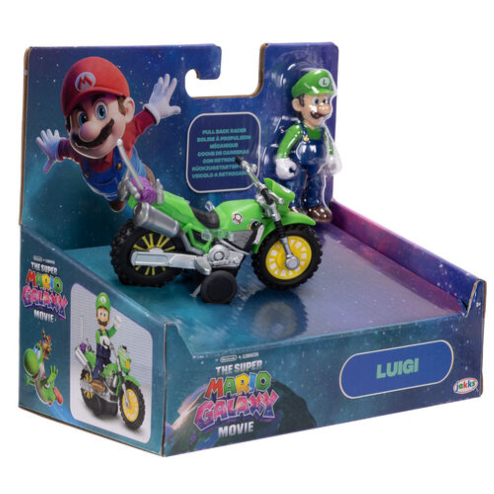 Jakks - Super Mario Galaxy Assortimento di veicoli con personaggio W1 432324