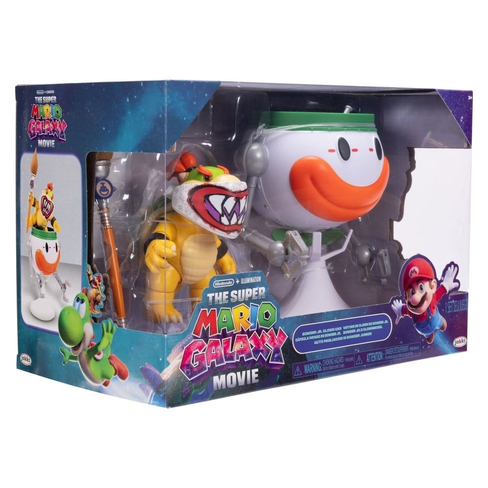 Jakks - Super Mario Galaxy Bowser junior con Clown Car 432284