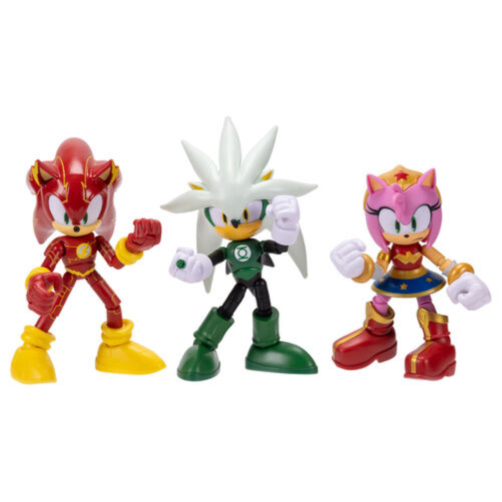 Jakks - DC X Sonic Assortimento di personaggi articolati 13 cm - W1  429014  13CM