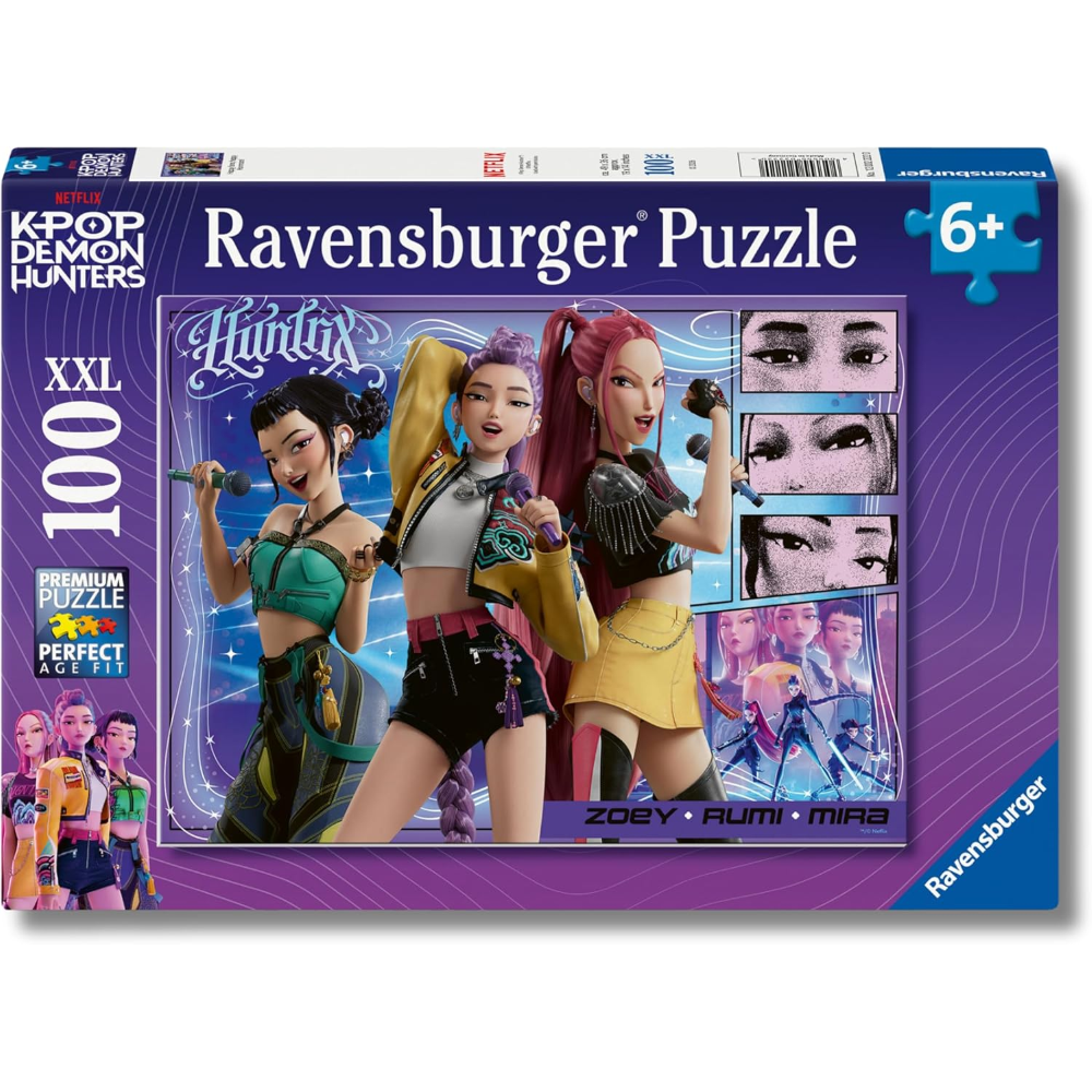 Ravensburger Puzzle 100 PZ  XXL - K-Pop Demon Hunters - HAPPY FANS HAPPY HONMOON