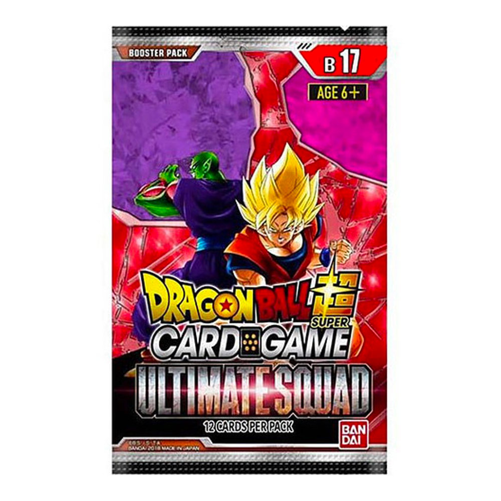 BANDAI Dragon Ball Super 1 BUSTINA BT17 di buste di Ultimate Squad 03/06/22